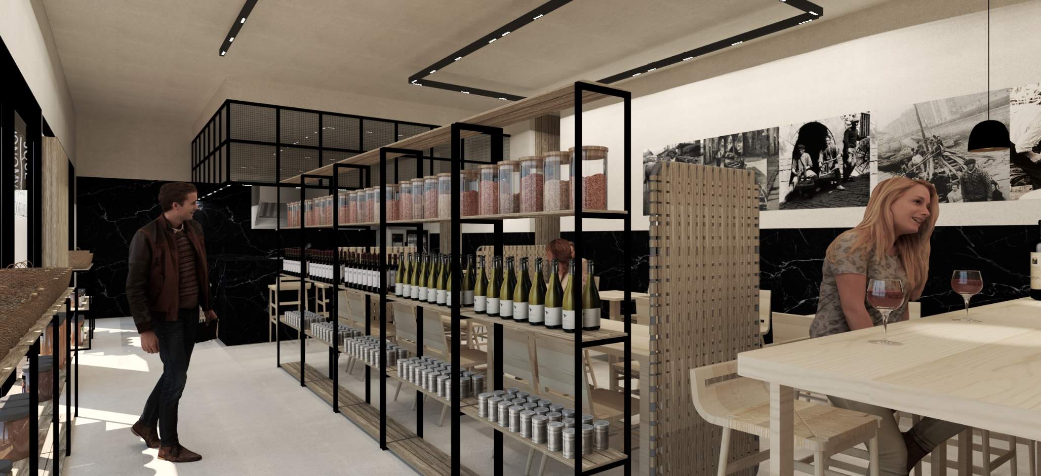 Spaces restaurant bar shop Basque food Basquetronomy