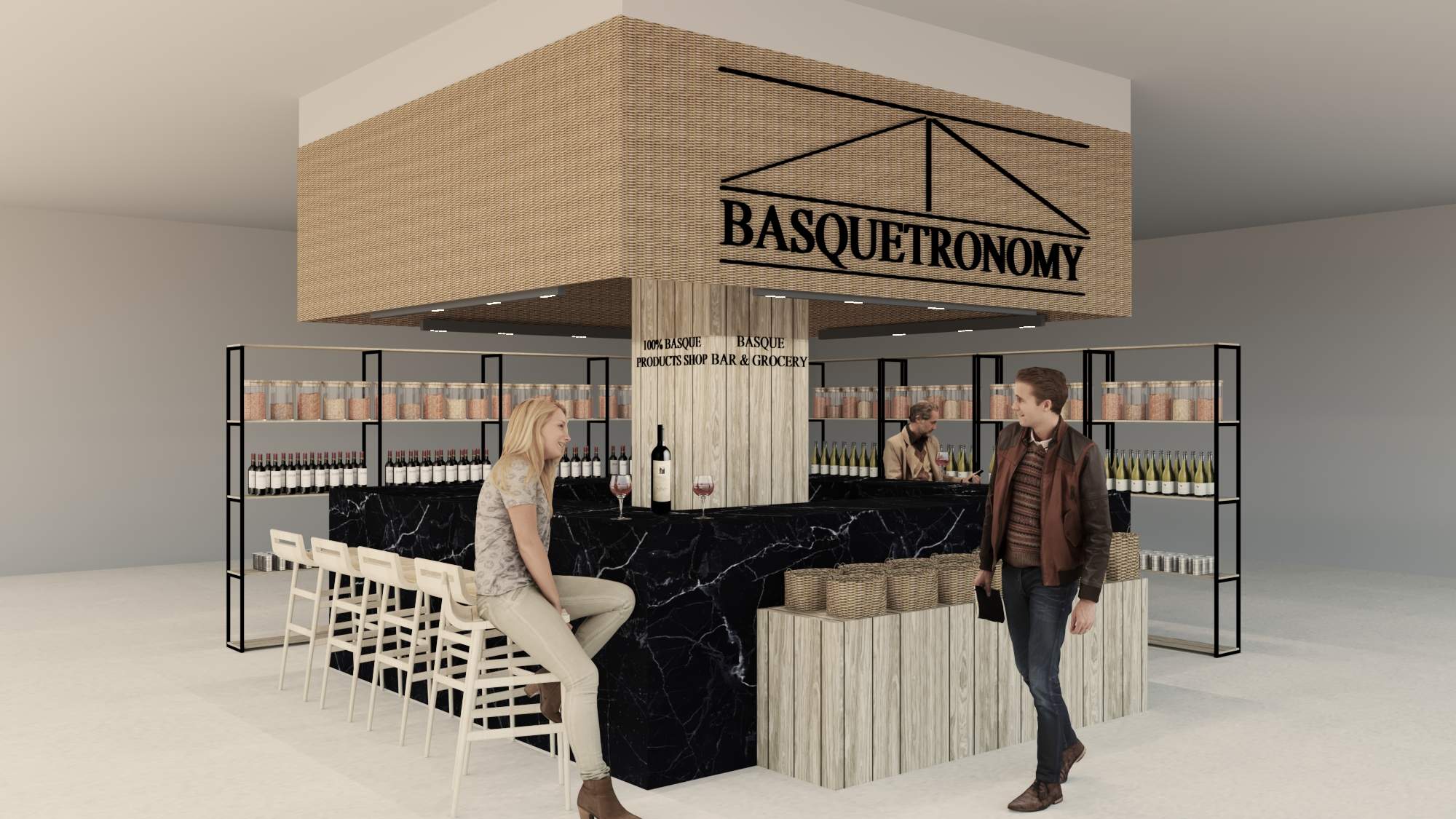 airport foodcourt basquetronomy Basque Food